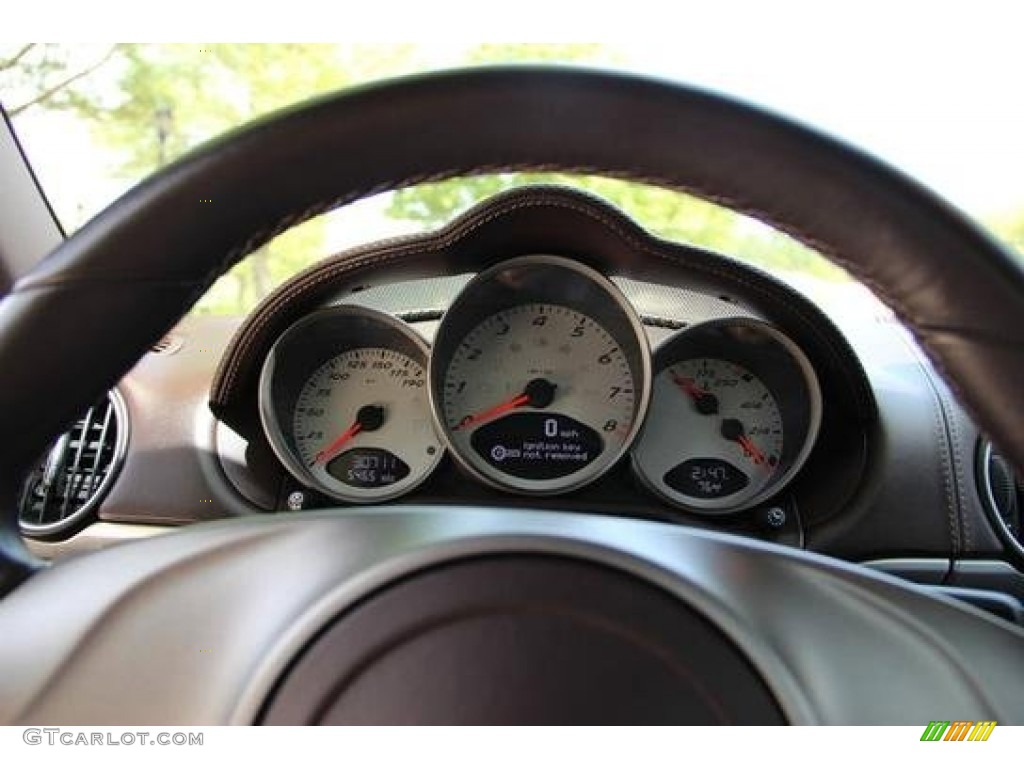 2010 Cayman S - GT Silver Metallic / Cocoa Brown photo #13