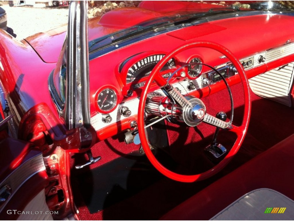 1955 Thunderbird Convertible - Torch Red / Red/White photo #10