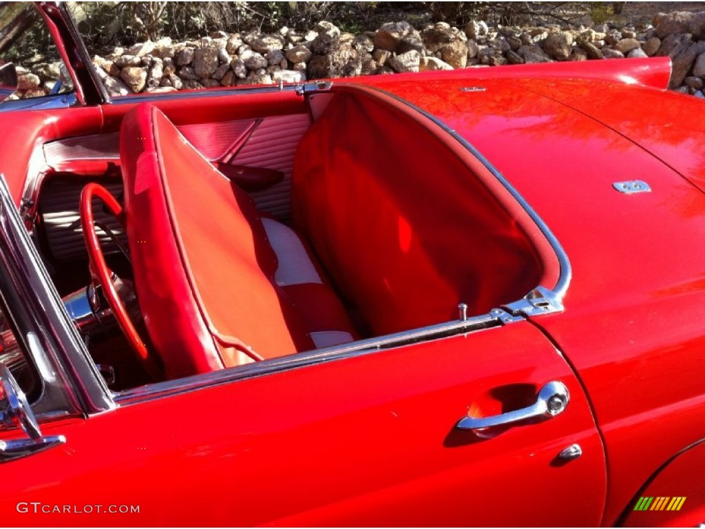 1955 Thunderbird Convertible - Torch Red / Red/White photo #13