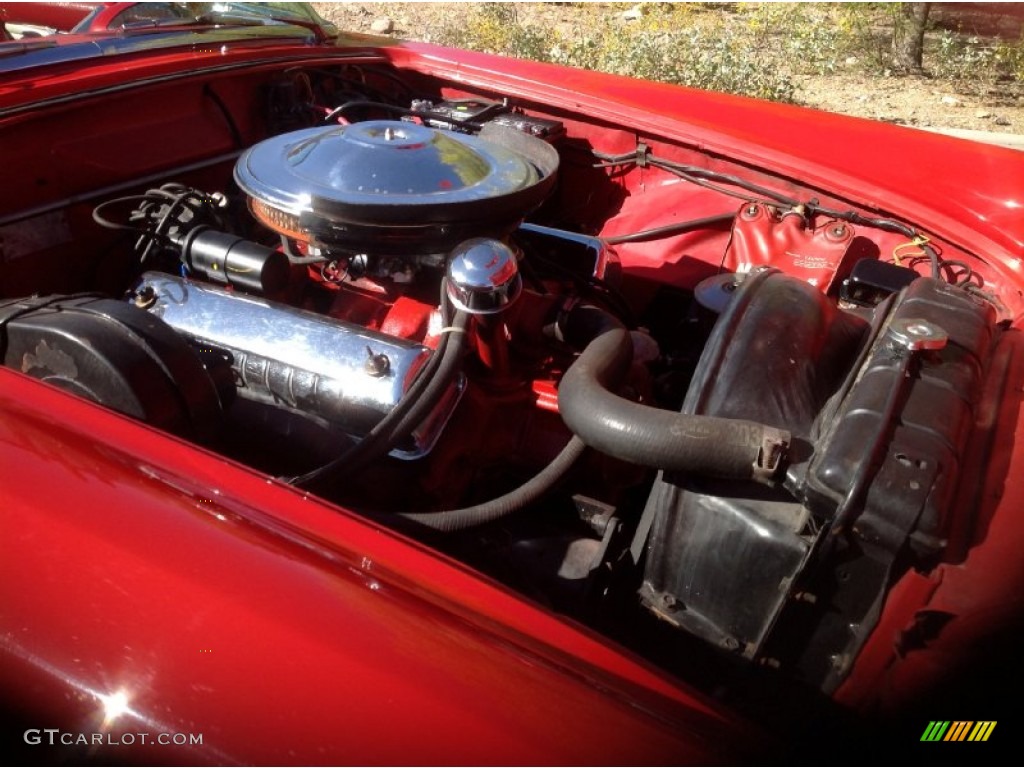 1955 Thunderbird Convertible - Torch Red / Red/White photo #16