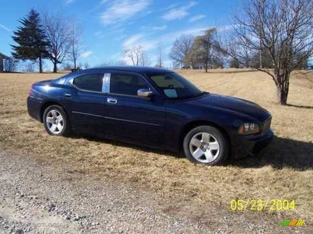 2006 Charger SE - Midnight Blue Pearl / Dark Slate Gray/Light Graystone photo #1