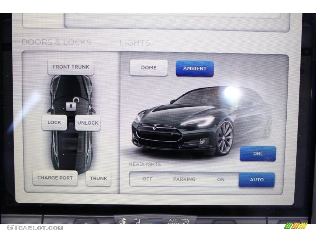 2013 Tesla Model S P85 Performance Controls Photo #92041404