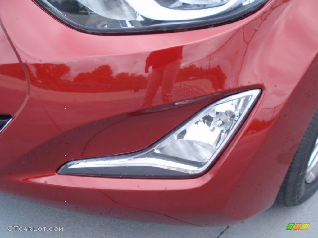2014 Elantra SE Sedan - Red / Gray photo #10