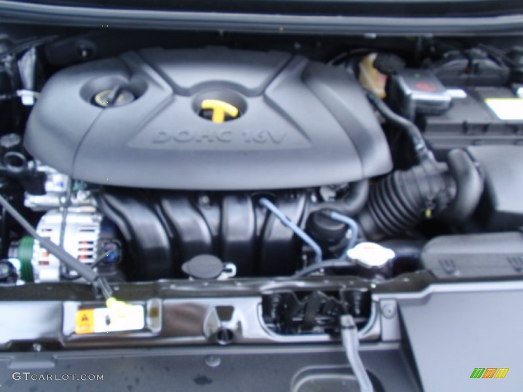 2014 Elantra Limited Sedan - Black / Gray photo #16