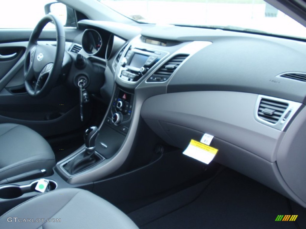 2014 Elantra Limited Sedan - Black / Gray photo #18