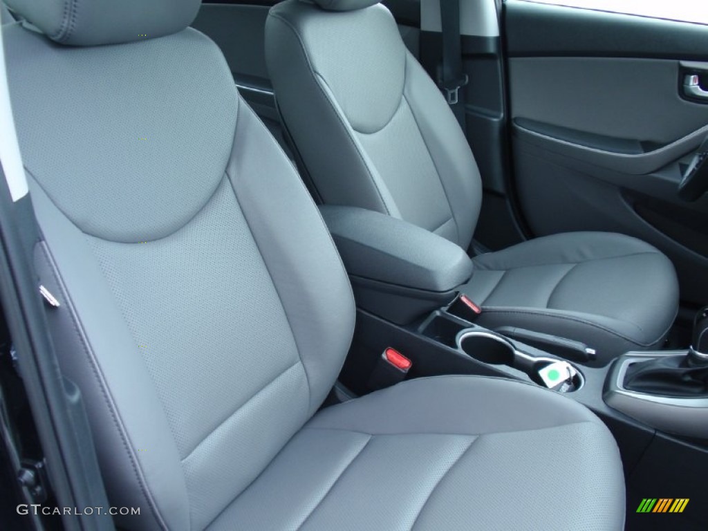 2014 Elantra Limited Sedan - Black / Gray photo #19