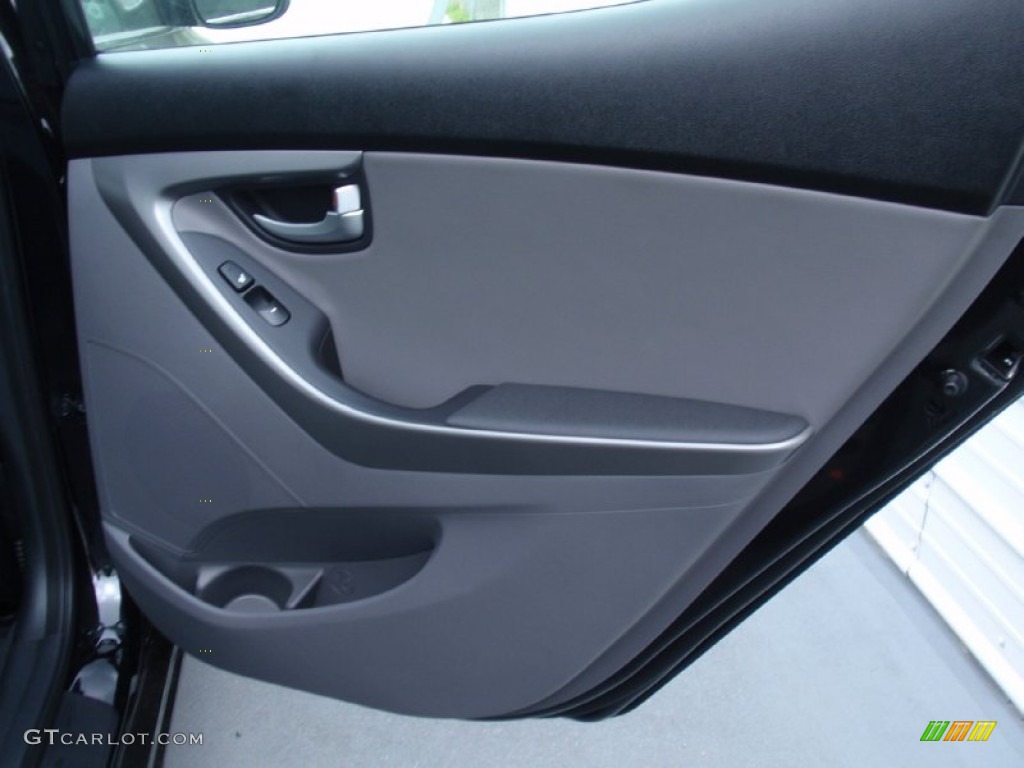 2014 Elantra Limited Sedan - Black / Gray photo #20