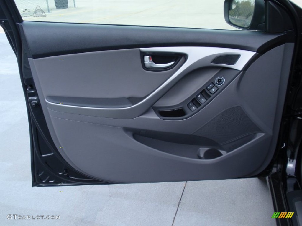 2014 Elantra Limited Sedan - Black / Gray photo #23