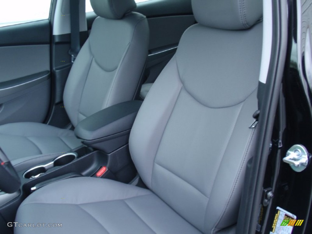 2014 Elantra Limited Sedan - Black / Gray photo #26