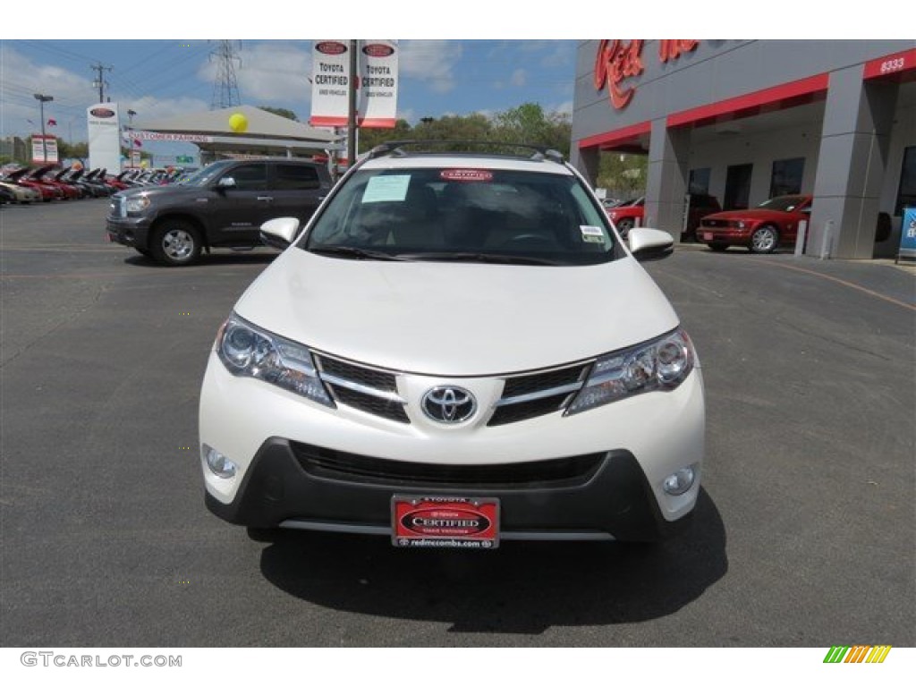 2013 RAV4 Limited - Blizzard White Pearl / Ash photo #2