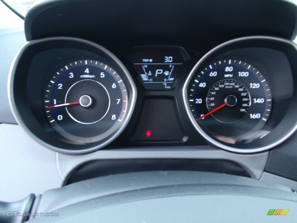 2014 Elantra Limited Sedan - Black / Gray photo #31