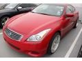 2008 Vibrant Red Infiniti G 37 S Sport Coupe  photo #3