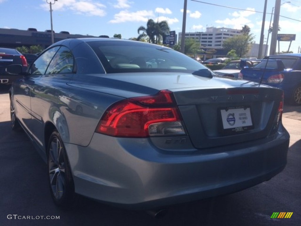 2011 C70 T5 - Celestial Blue Metallic / Soverign Hide Calcite Leather/Umbra Brown photo #3