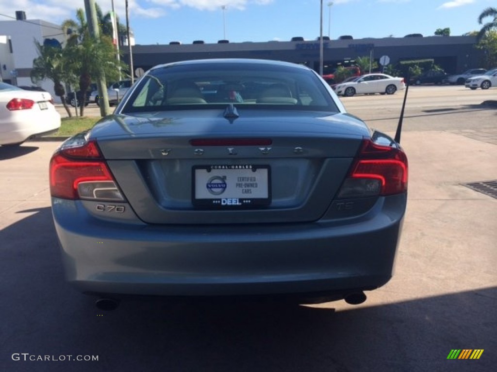 2011 C70 T5 - Celestial Blue Metallic / Soverign Hide Calcite Leather/Umbra Brown photo #4