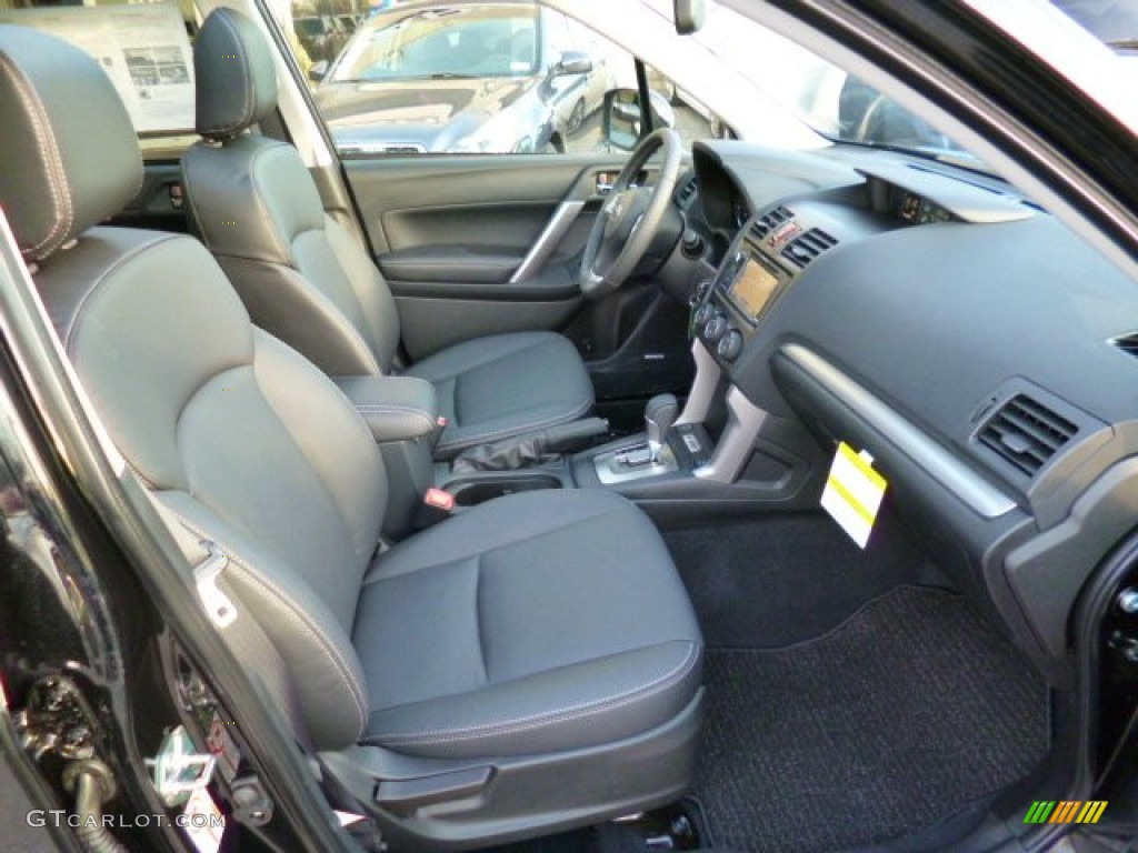 Black Interior 2014 Subaru Forester 2.5i Touring Photo #92046646