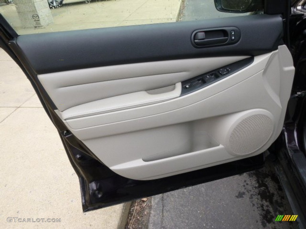 2011 Mazda CX-7 i SV Sand Door Panel Photo #92046911