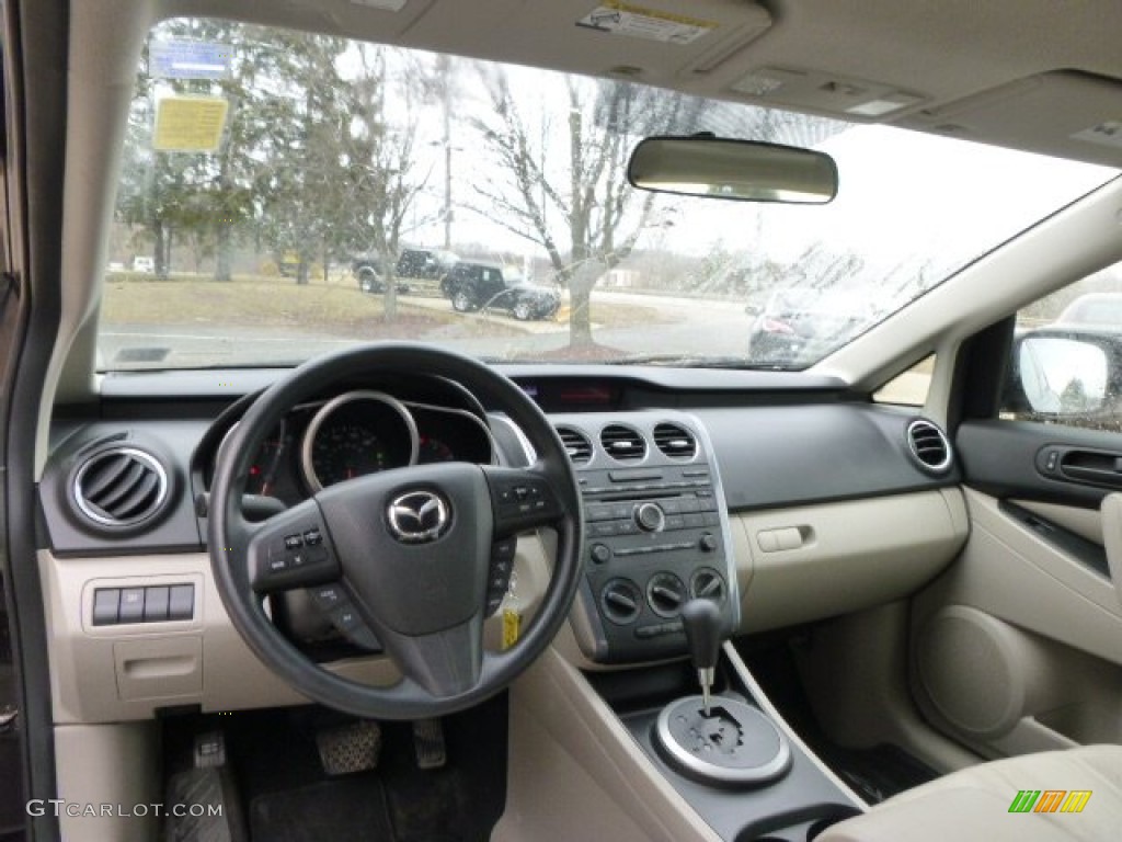 2011 Mazda CX-7 i SV Sand Dashboard Photo #92046986