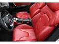2011 Audi TT Magma Red Interior Front Seat Photo