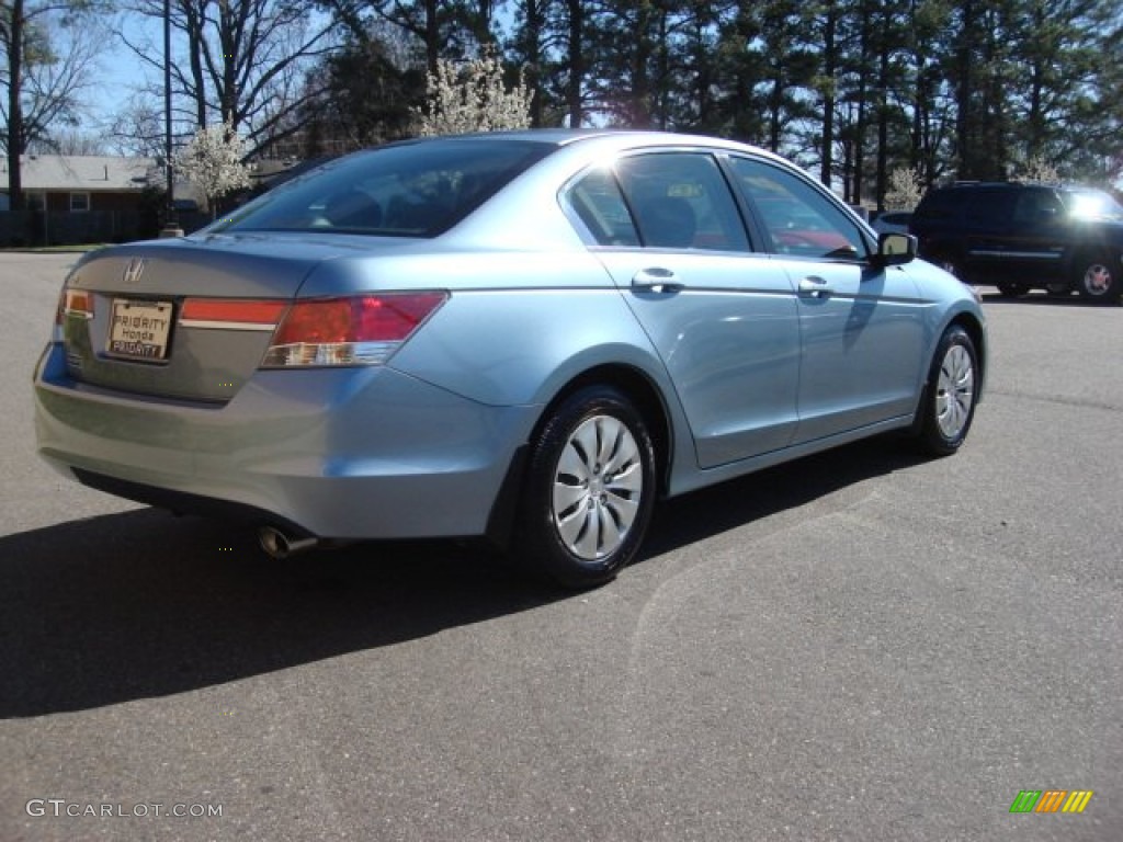 2012 Accord LX Sedan - Celestial Blue Metallic / Gray photo #5