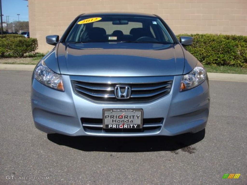 2012 Accord LX Sedan - Celestial Blue Metallic / Gray photo #9