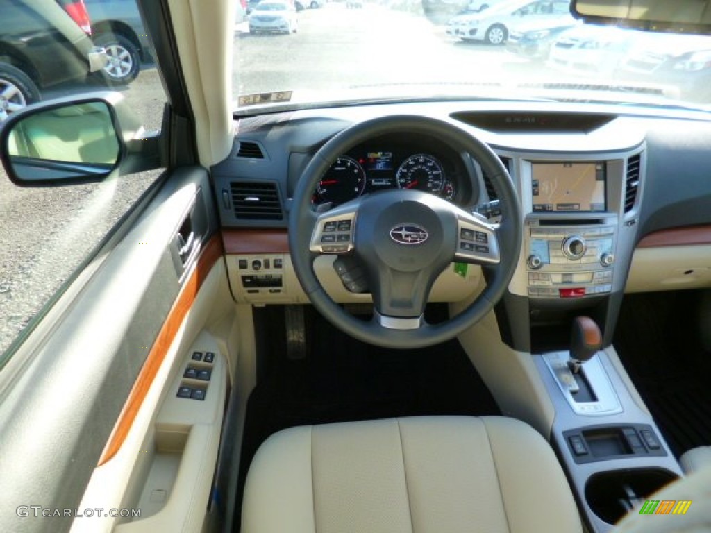 2014 Outback 2.5i Limited - Tungsten Metallic / Ivory photo #14