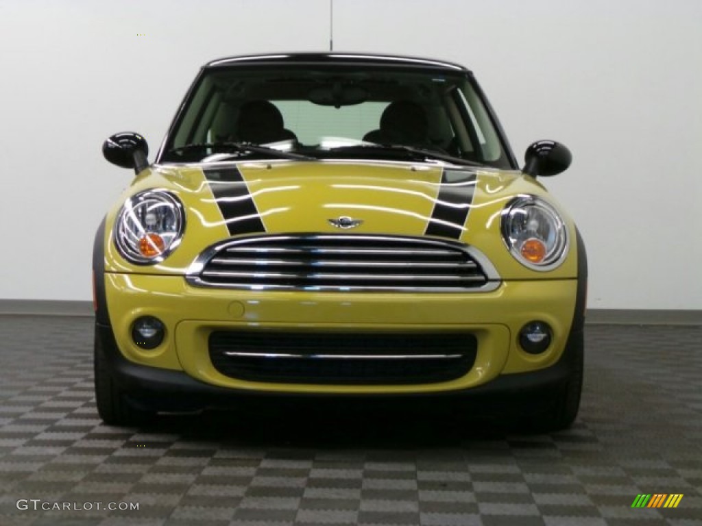 2011 Cooper Hardtop - Interchange Yellow / Carbon Black photo #3