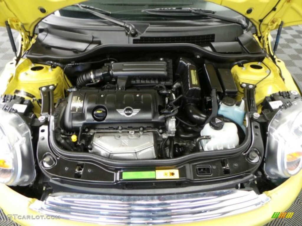 2011 Cooper Hardtop - Interchange Yellow / Carbon Black photo #8
