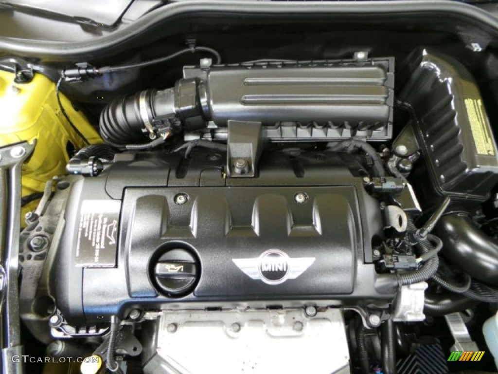 2011 Cooper Hardtop - Interchange Yellow / Carbon Black photo #9