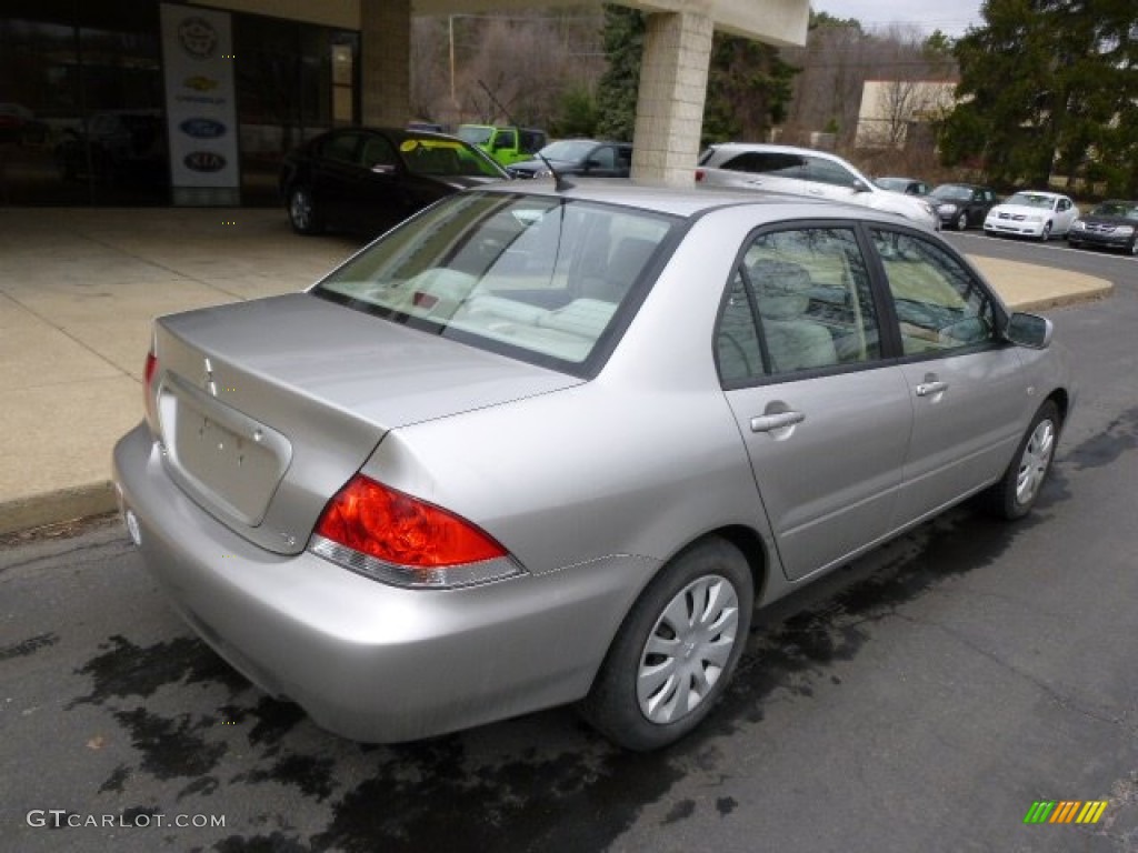2006 Lancer ES - Cool Silver Metallic / Gray photo #8