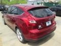 2014 Ruby Red Ford Focus Titanium Hatchback  photo #5