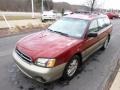 Regatta Red Pearl 2002 Subaru Outback Wagon Exterior