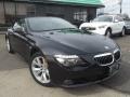 Azurite Black Metallic - 6 Series 650i Convertible Photo No. 2