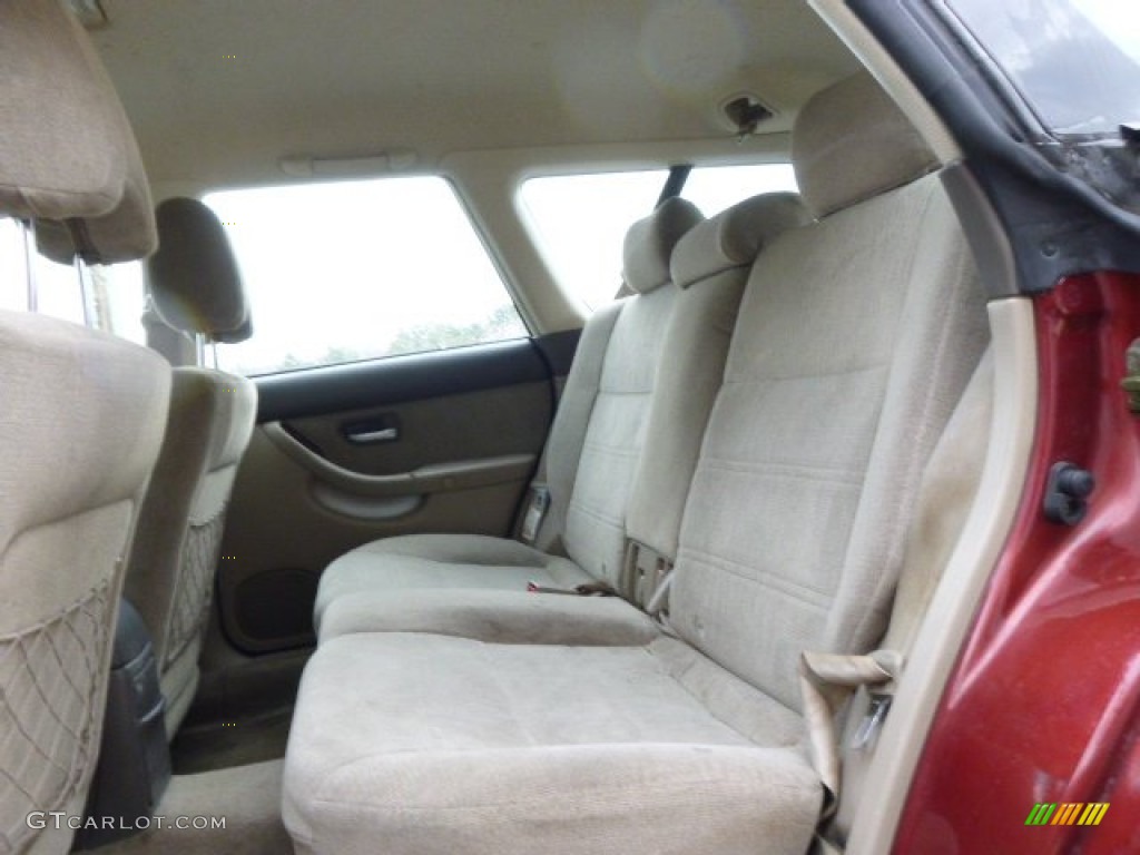2002 Outback Wagon - Regatta Red Pearl / Gray photo #12