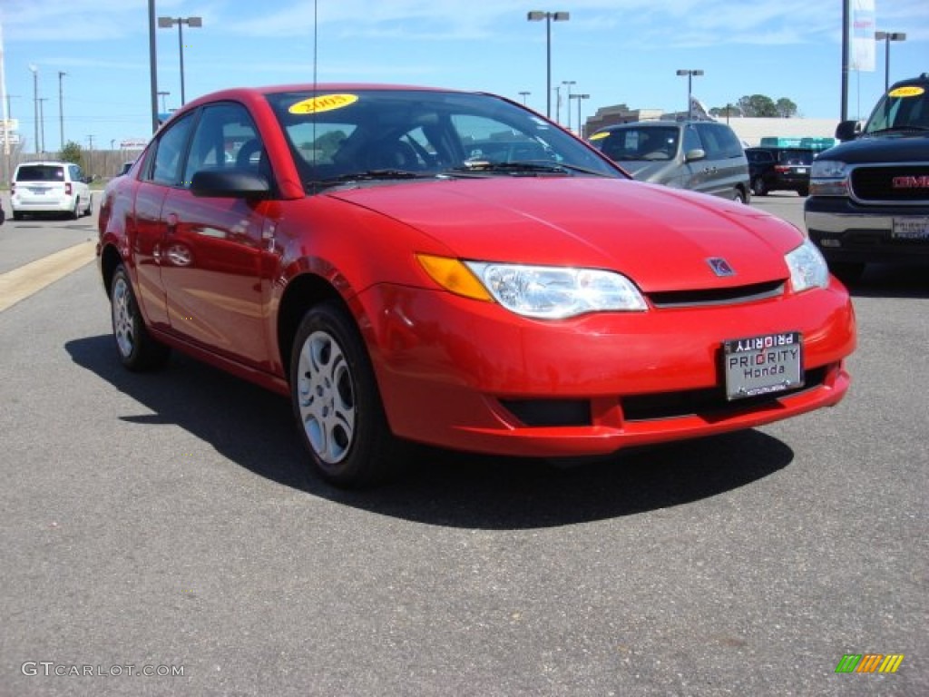 2005 ION 2 Quad Coupe - Chili Pepper Red / Black photo #1