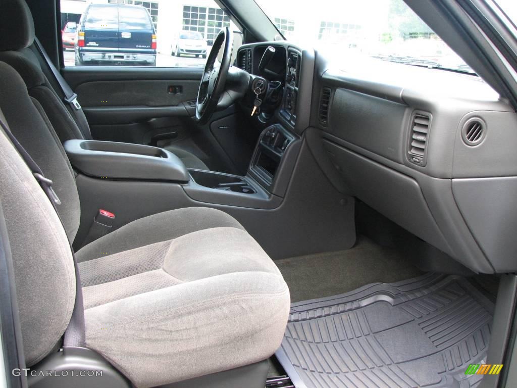 2003 Silverado 1500 LS Extended Cab 4x4 - Summit White / Dark Charcoal photo #7