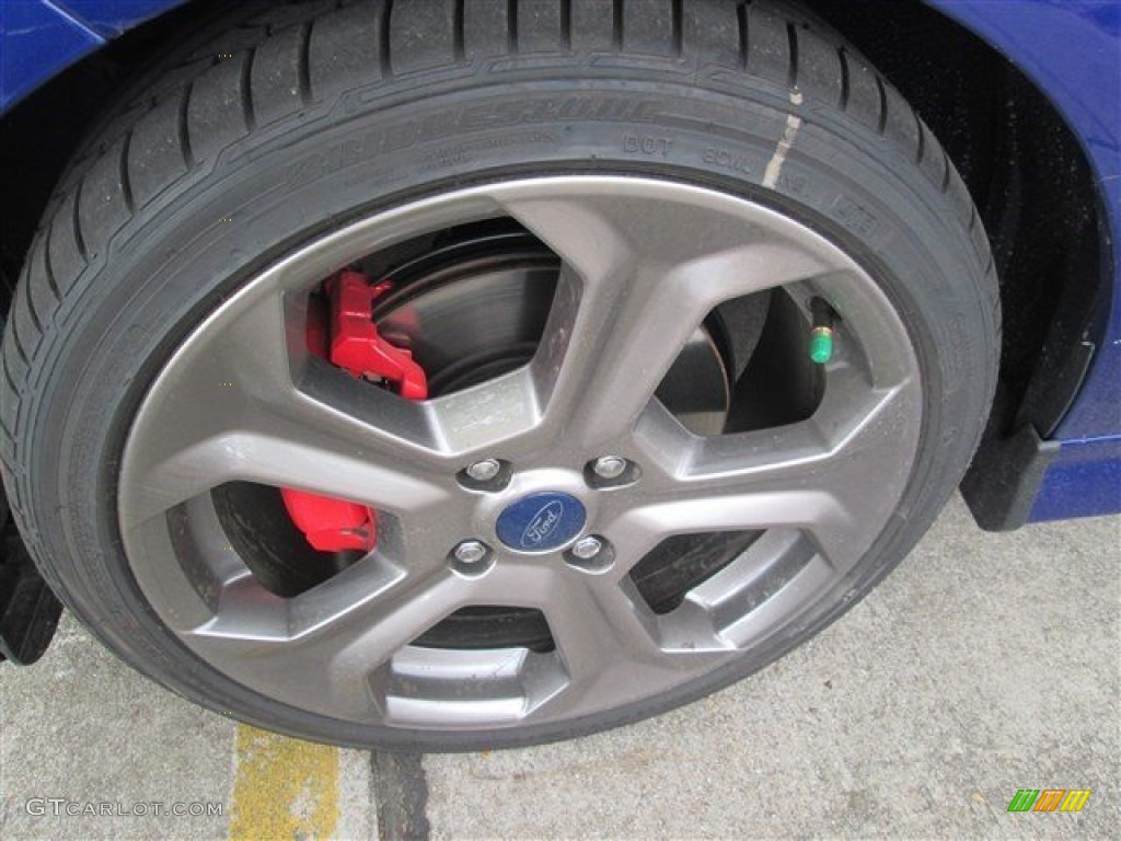 2014 Fiesta ST Hatchback - Performance Blue / ST Charcoal Black photo #2