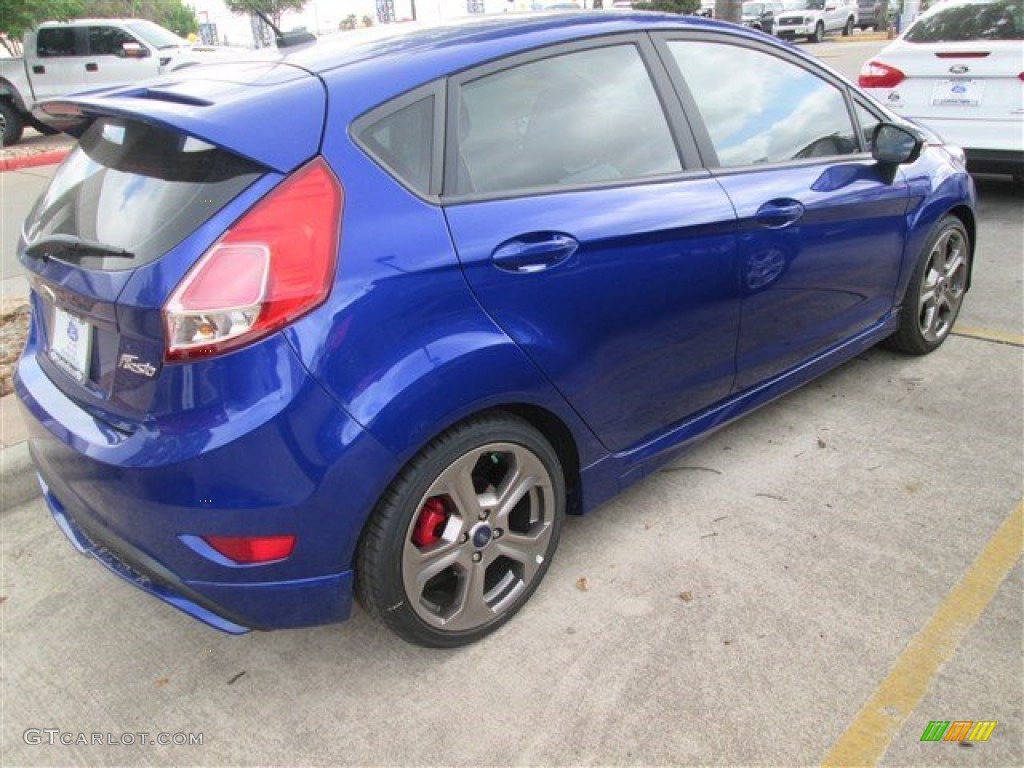 2014 Fiesta ST Hatchback - Performance Blue / ST Charcoal Black photo #4