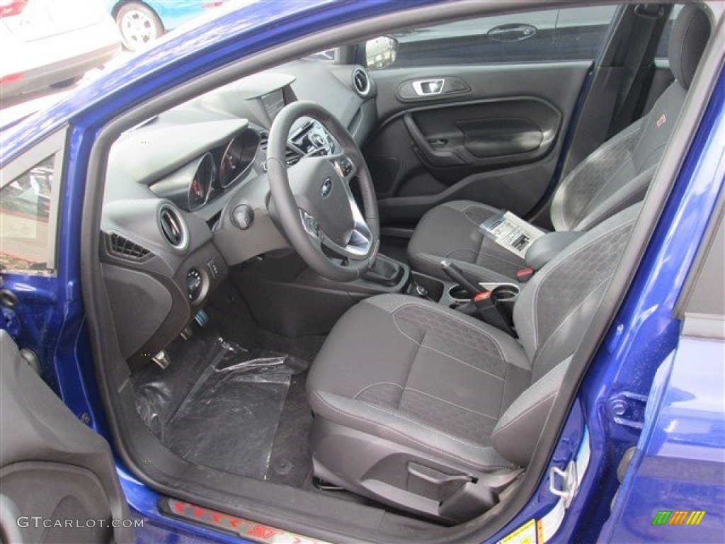 ST Charcoal Black Interior 2014 Ford Fiesta ST Hatchback Photo #92051096