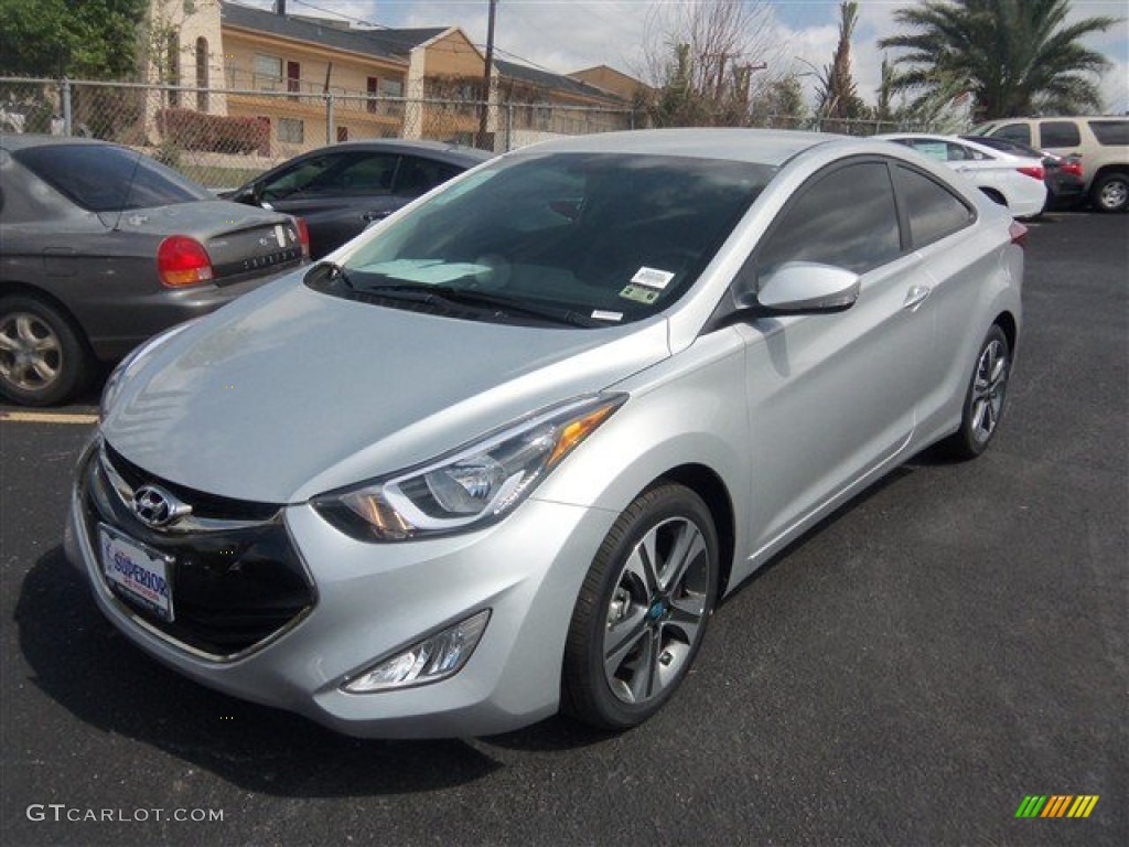 2014 Elantra Coupe  - Shimmering Silver / Gray photo #1