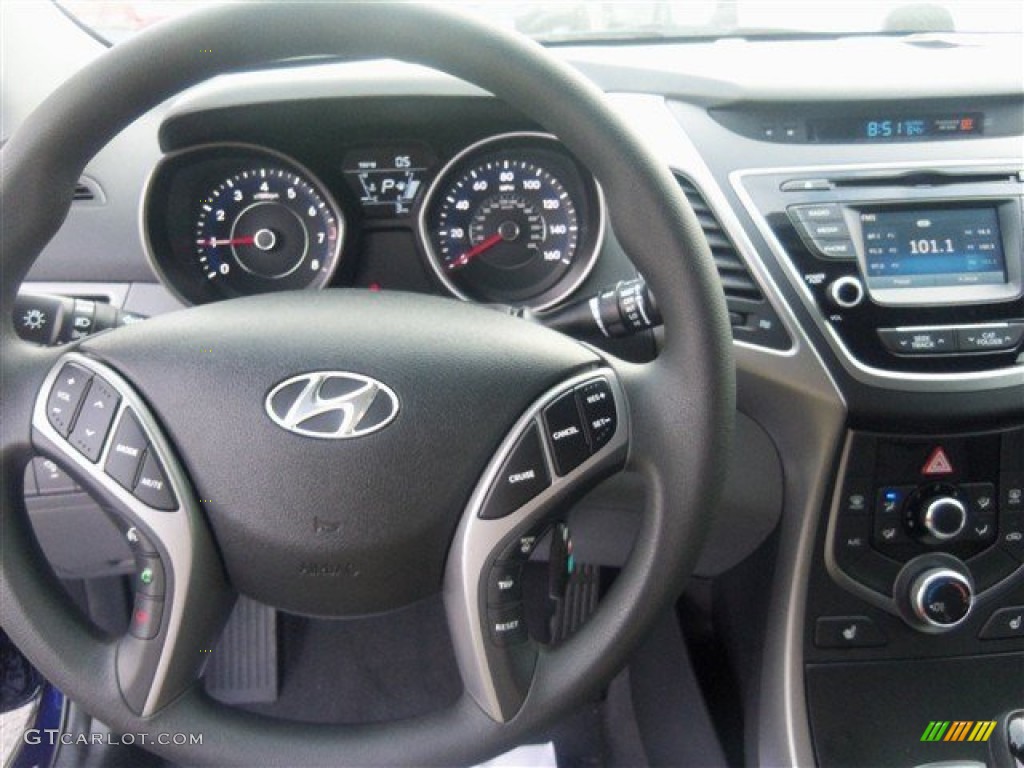 2014 Elantra SE Sedan - Blue / Gray photo #7