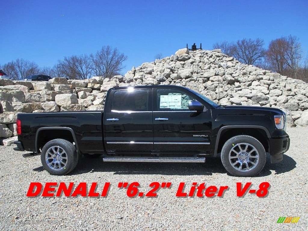 2014 Sierra 1500 Denali Crew Cab 4x4 - Onyx Black / Jet Black photo #1