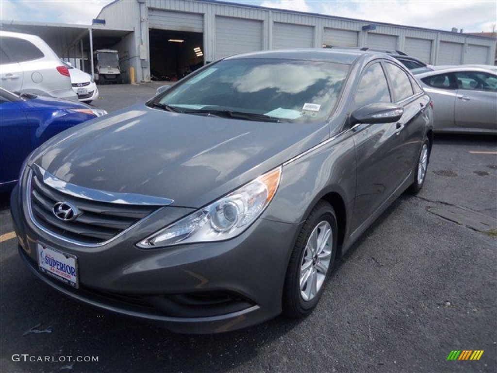 2014 Sonata GLS - Harbor Gray Metallic / Gray photo #1