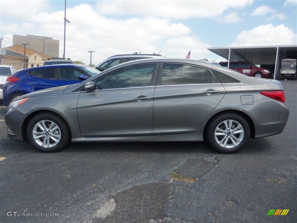 2014 Sonata GLS - Harbor Gray Metallic / Gray photo #3