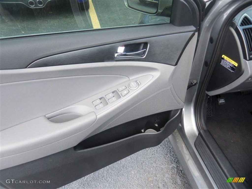 2014 Sonata GLS - Harbor Gray Metallic / Gray photo #5