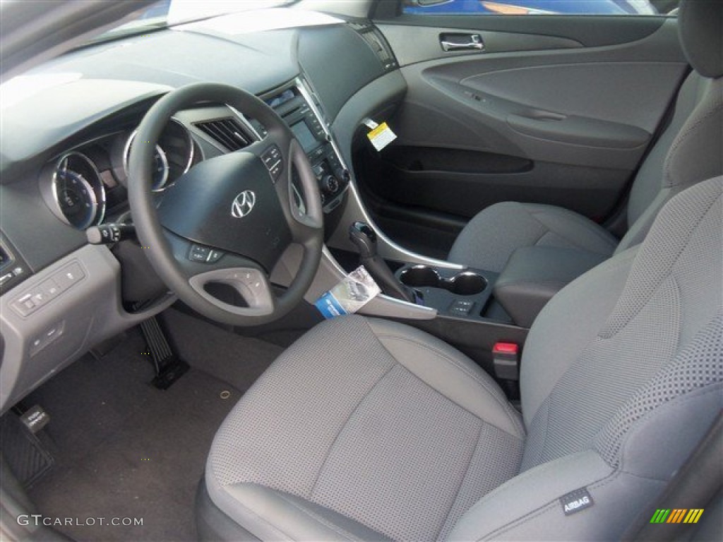 2014 Sonata GLS - Harbor Gray Metallic / Gray photo #6