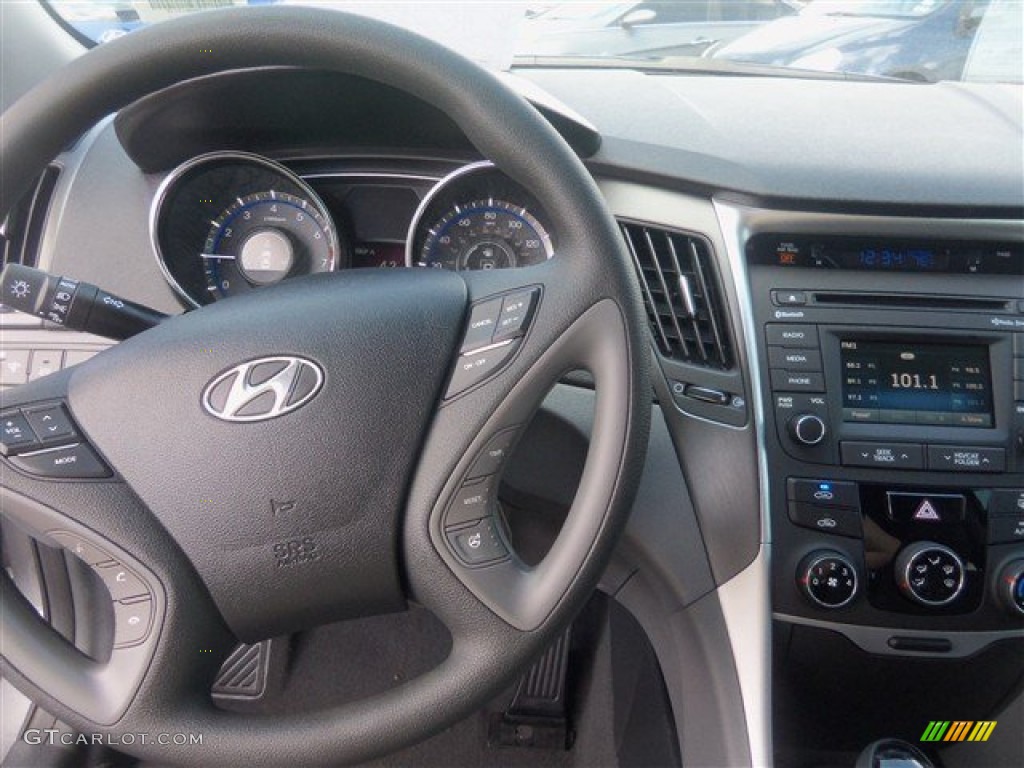 2014 Sonata GLS - Harbor Gray Metallic / Gray photo #7