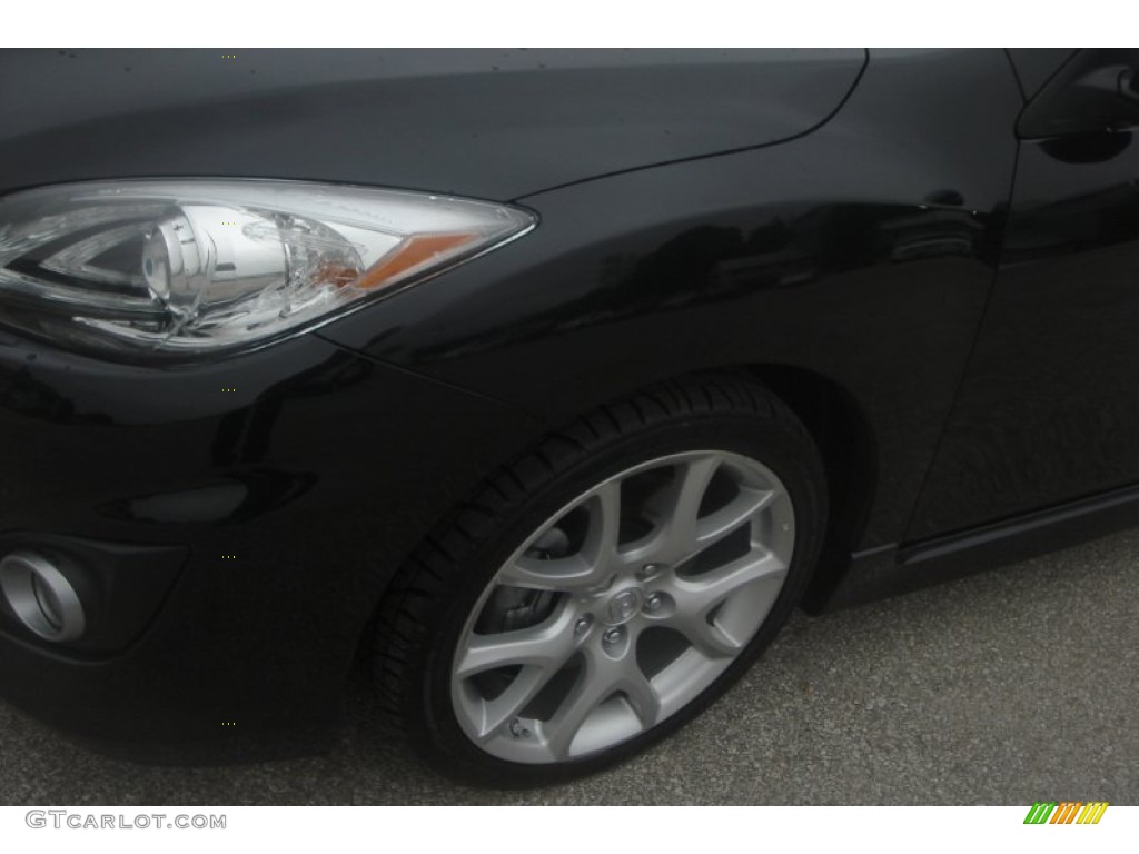 2012 MAZDA3 MAZDASPEED3 - Black Mica / MAZDASPEED Black/Red photo #9