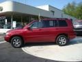 2004 Sundown Red Pearl Toyota Highlander V6 4WD  photo #1