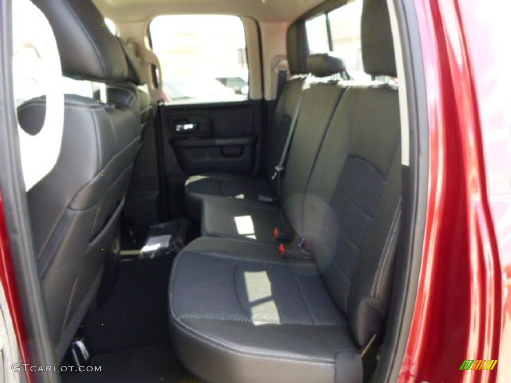 2014 1500 Sport Quad Cab 4x4 - Deep Cherry Red Crystal Pearl / Black photo #11