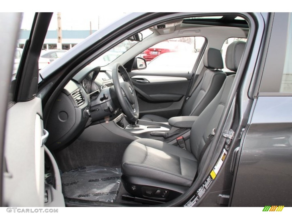 Black Interior 2014 BMW X1 xDrive28i Photo #92059064